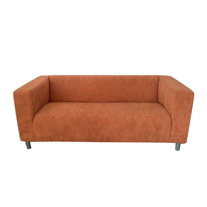 Ribbed velvet cover for IKEA KLIPPAN sofa
