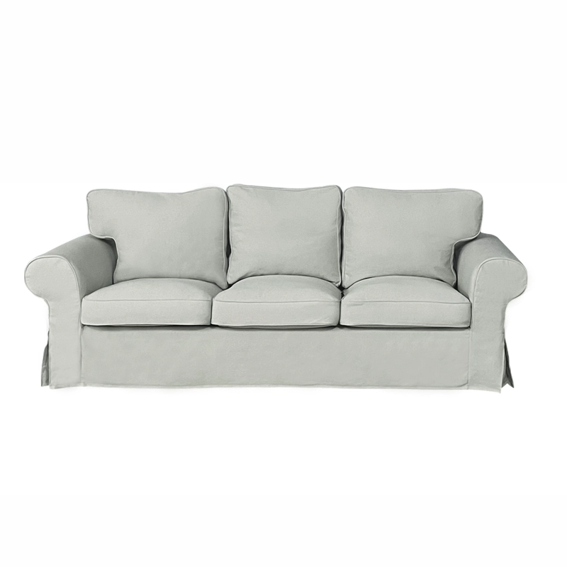 Housse pour canapé IKEA EKTORP 3 places pur coton argent