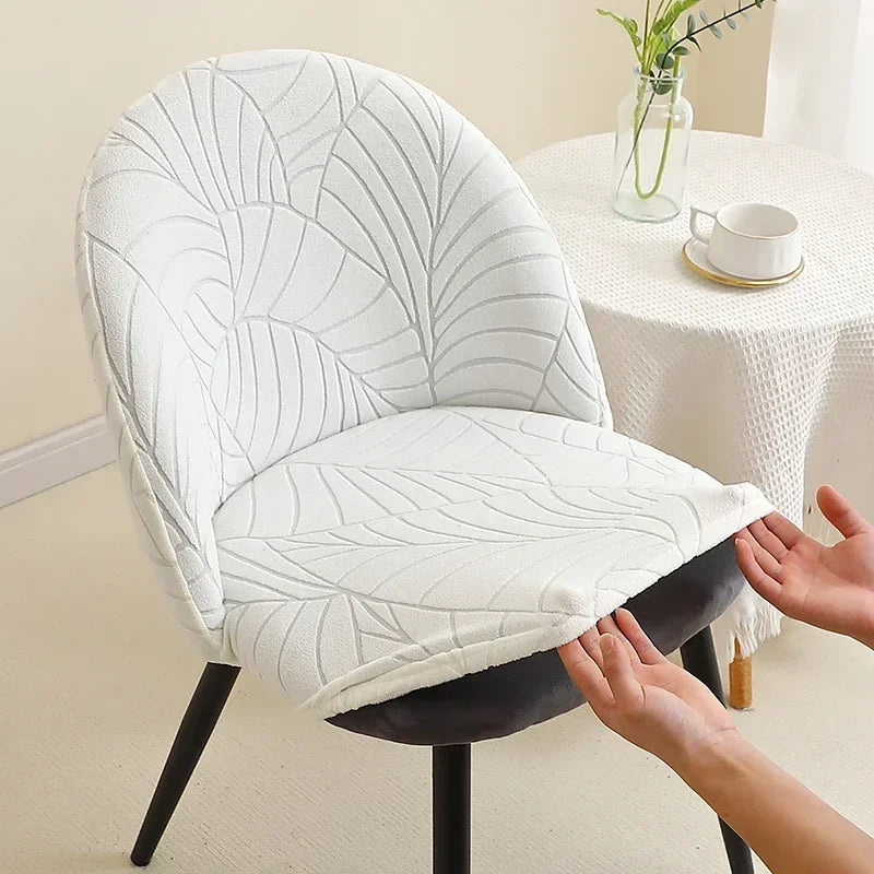 Housse pour chaise Mauricette maisonsdumonde blanc