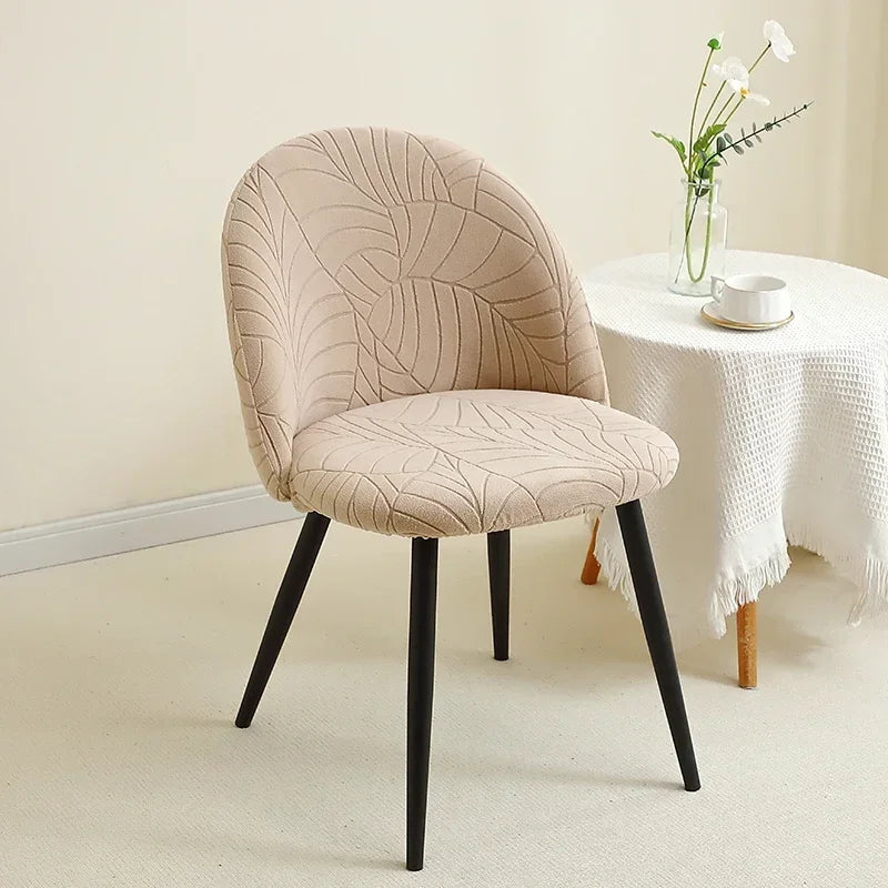 Housse pour chaise Mauricette maisonsdumonde blanc beige