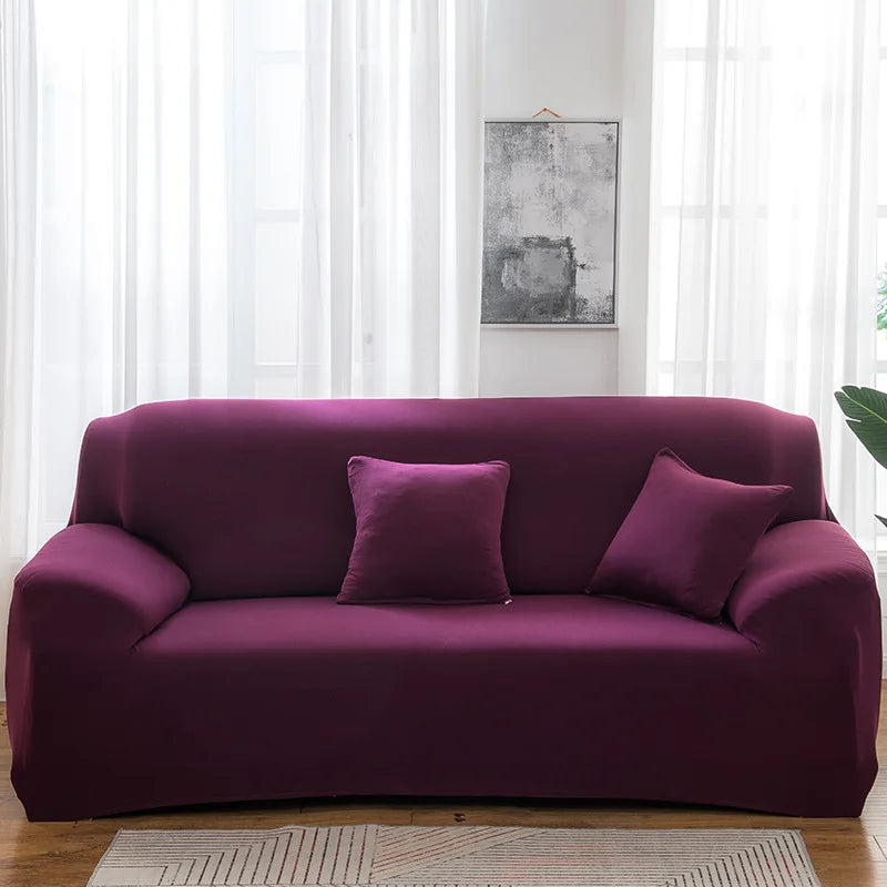 Housse protection extensible canapé Mauve