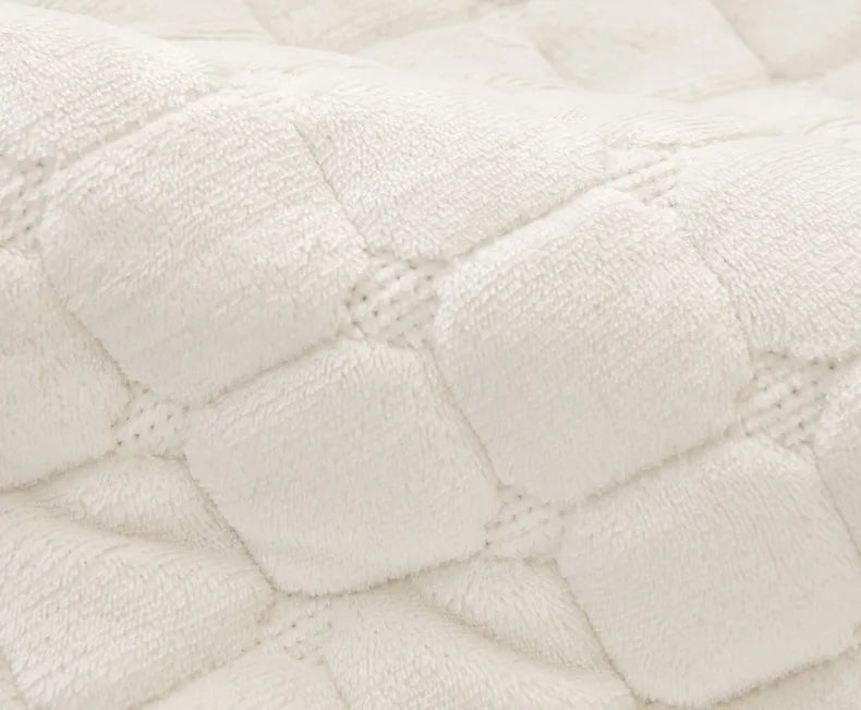 tissu ivoire matelassé