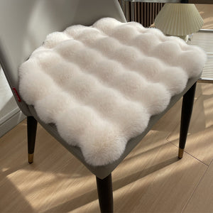 Non-slip chair pad in soft and thick fleece - Cloud of softness