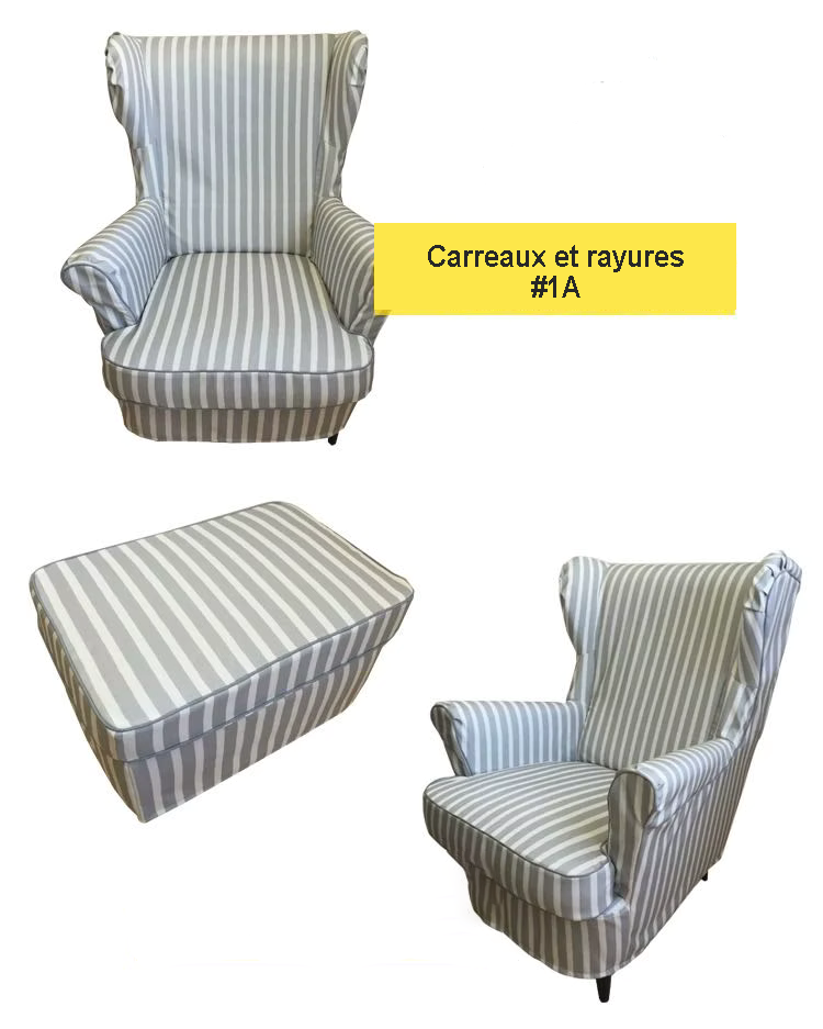 Premium customizable cover for IKEA STRANDMON armchair
