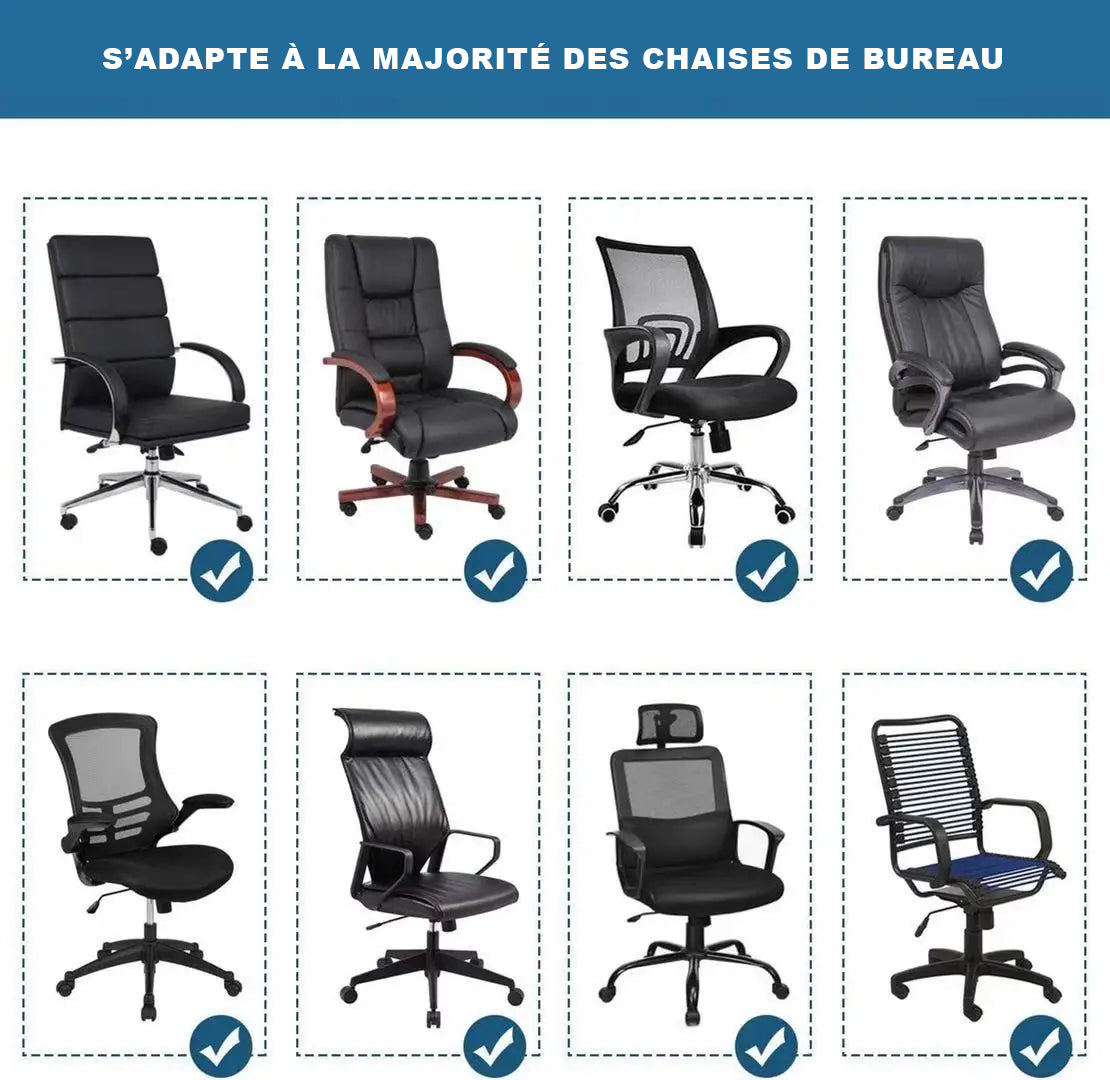 compatibilité housse chaise bureau