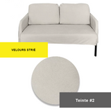 Housse pour canapé IKEA GLOSTAD 2 places velours strié