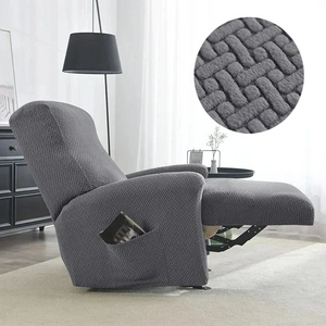 Cover for relax armchair with mechanical footrest damask velvet