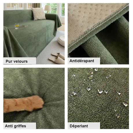zoom sur le tissu