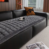 Carpet covers thick, quilted and non -slip sofa - scratches resistant