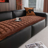 Carpet covers thick, quilted and non -slip sofa - scratches resistant