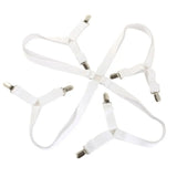 Attaches élastiques pour housses de canapé blanc