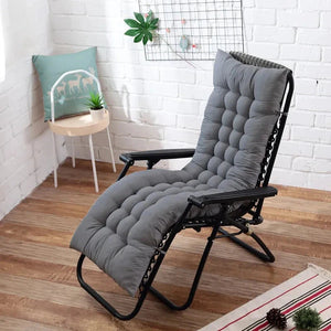 Plain chair cushion for deck chair, outdoor garden chair, quilted all sizes