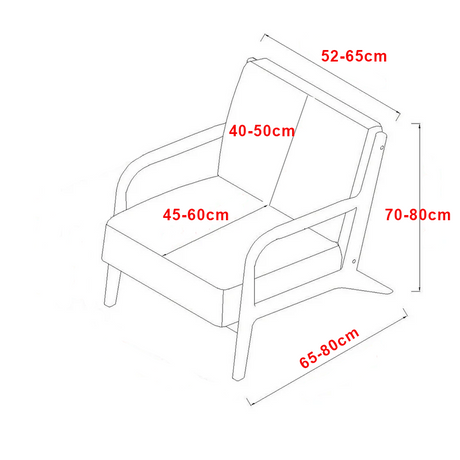 Guide des tailles housse fauteuil ikea ekenaset