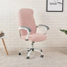 Housses de chaise de bureau extensible rose