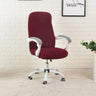 Housses de chaise de bureau extensible bordeaux