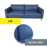 Housse canapé IKEA LANDSKRONA 2 places bleue royal