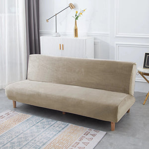 Sofa bed cover, sofa bed, sofa without armrest in velvet