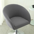 Housse de chaise de bar gabin grand dossier incurvé lycra 