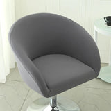 Housse de chaise de bar gabin grand dossier incurvé lycra 