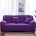 Housse extensible canapé mauve