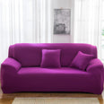 Housse extensible canapé violet