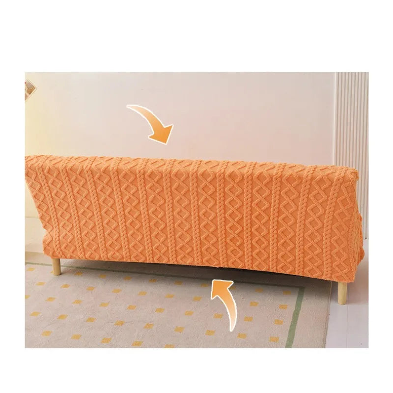 Housse pour canapé-lit, clic-clac vue de dos