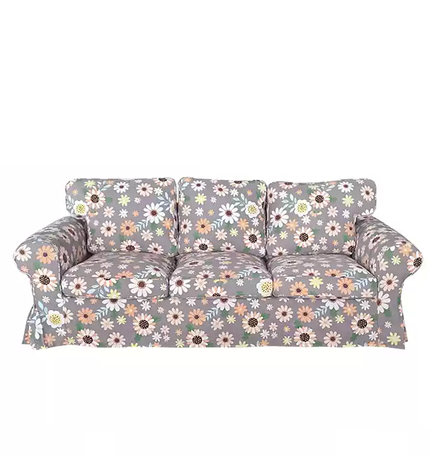 Housse pour canapé 3 places IKEA EKTORP motif imprimé 