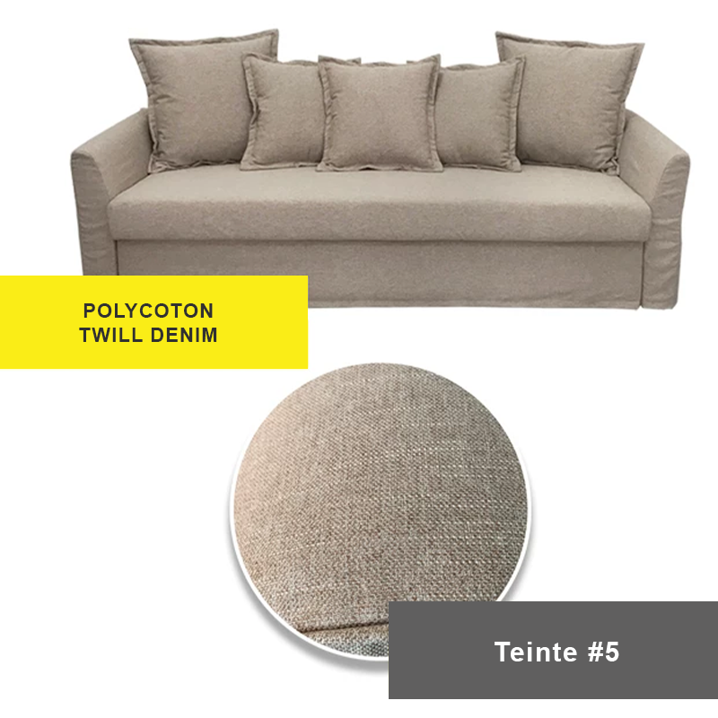 Housse pour canapé IKEA HOLMSUND 3 places convertible taupe