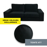 Housse pour canapé IKEA KIVIK 2 places velours hollandais 77