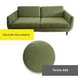 Housse pour canapé IKEA SMEDSTORP velours vert