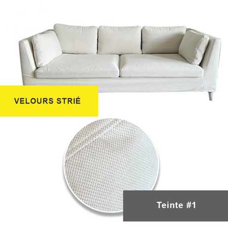 Housse pour canapé IKEA STOCKHOLM 3 places velours strié
