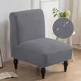 Housse pour chauffeuse lycra imperméable gris clair