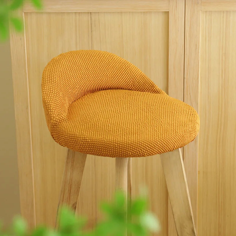 Housse pour tabouret de bar avec petit dossier