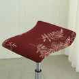 Housse pour tabouret de bar plat sans dossier