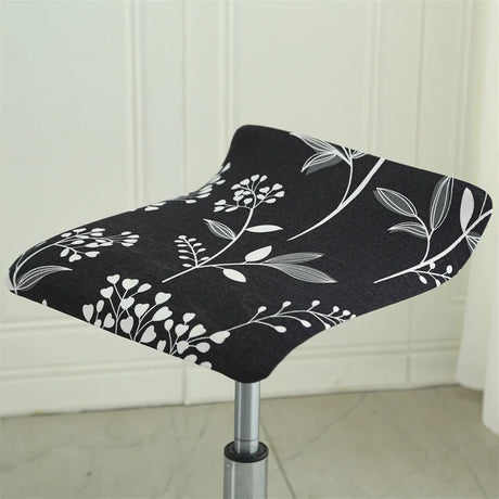 Housse pour tabouret de bar plat sans dossier