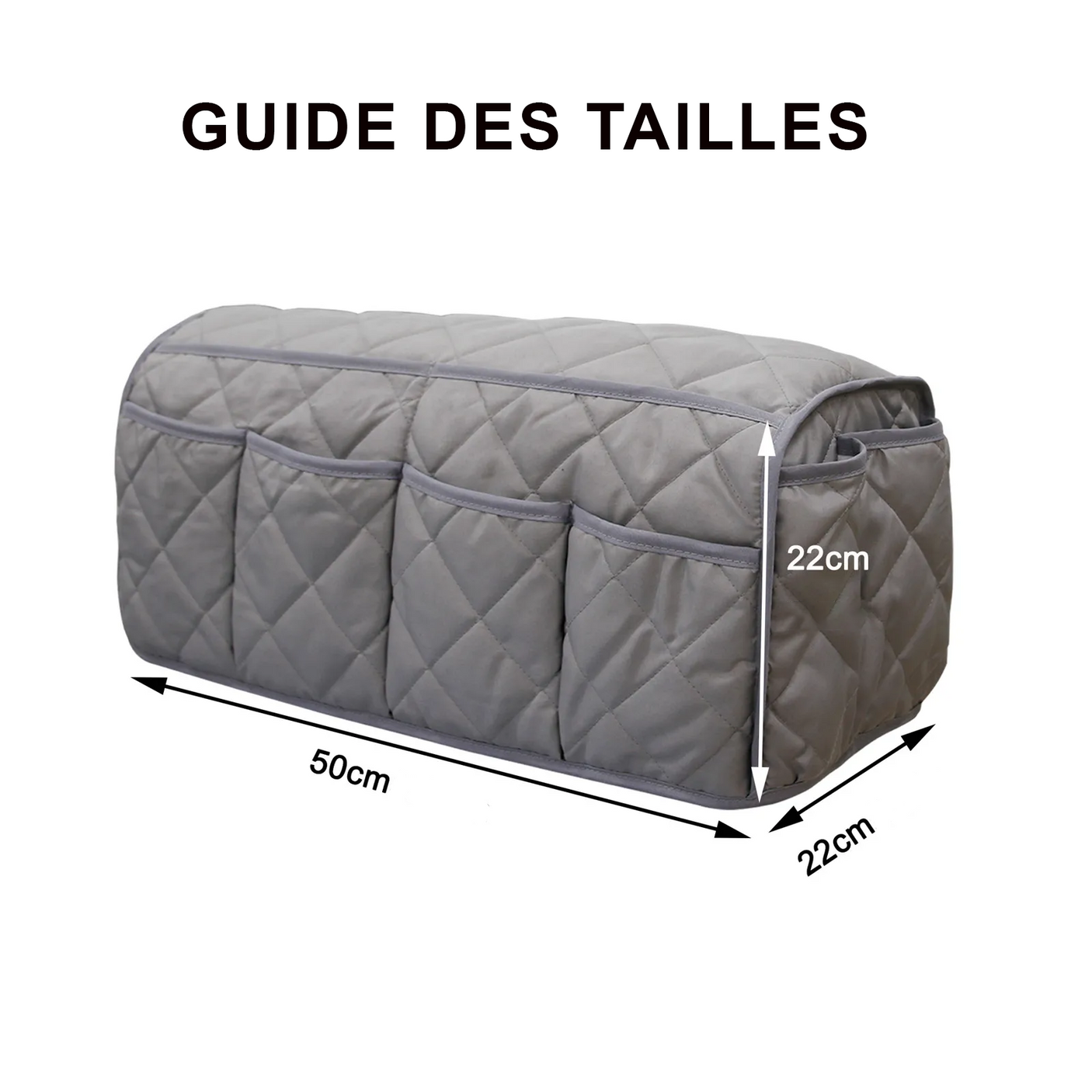 housse accoudoir canapé fauteuil imperméable tailles