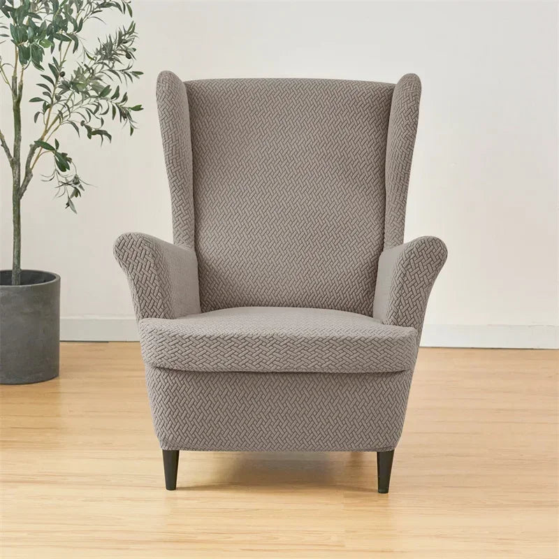 Housses pour fauteuil IKEA STRANDMON Jacquard khaki