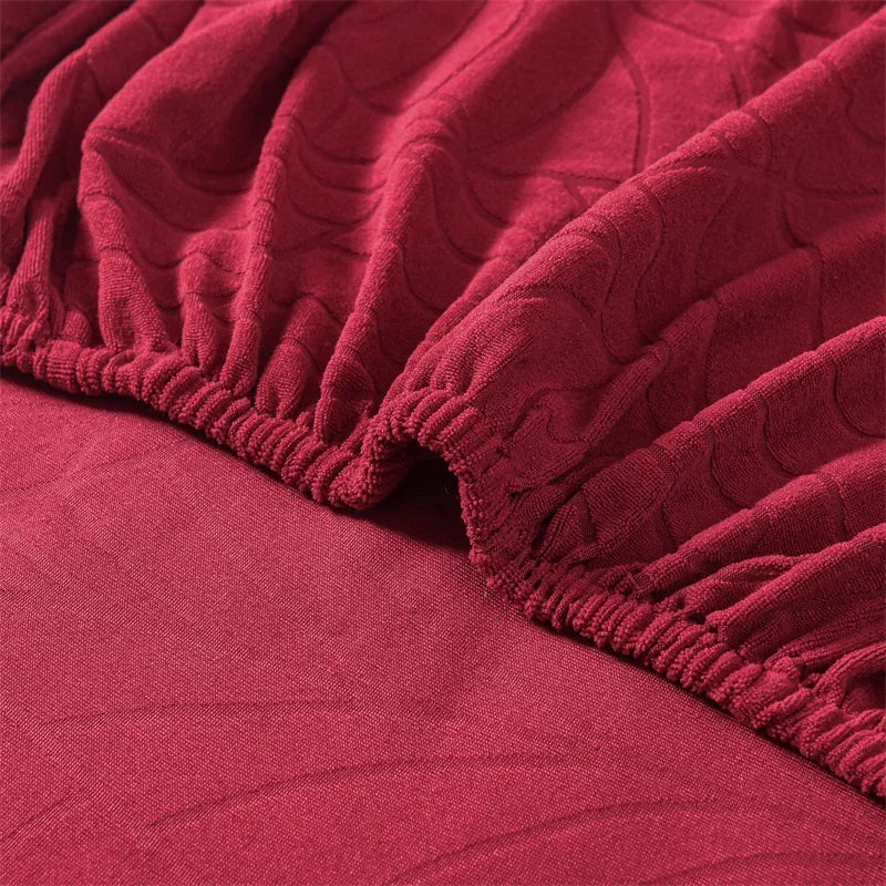 tissu imperméable bordeaux