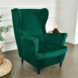 Housse fauteuil IKEA STRANDMON pur velours vert