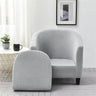 Housse de fauteuil cabriolet gris clair