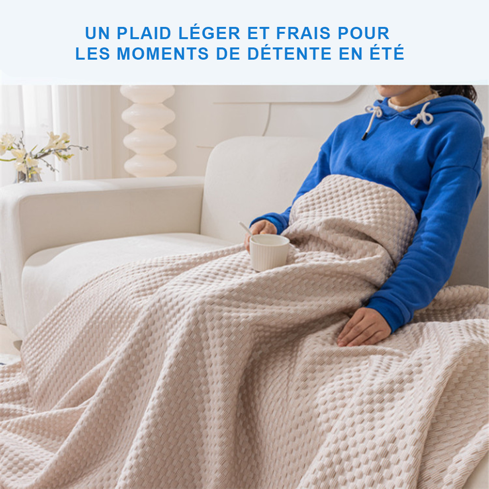 plaid grande taille été frais et respirant