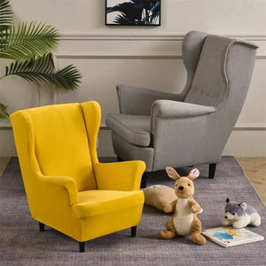 Cover for IKEA STRANDMON children's armchair in pure velvet