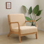  Housse de fauteuil scandinave beige