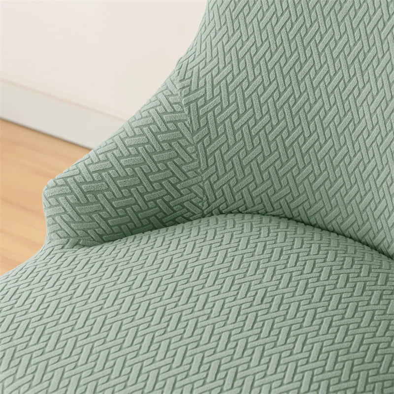 vue assise extensible ajustées vert matcha