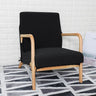 Housse de fauteuil style IKEA EKENÄSET noir