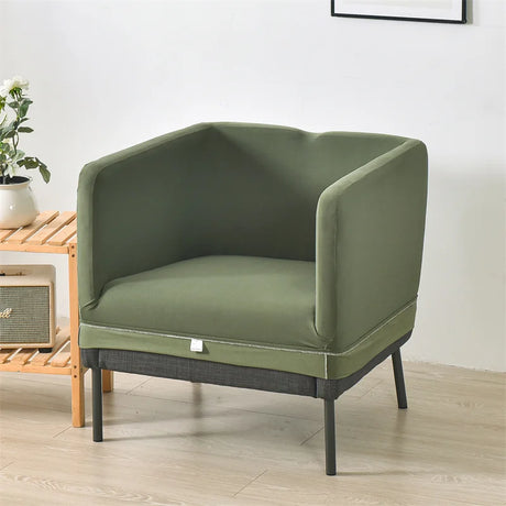 Housse fauteuil IKEA EKERÖ vert matcha extensible