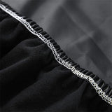finition et revers du tissu