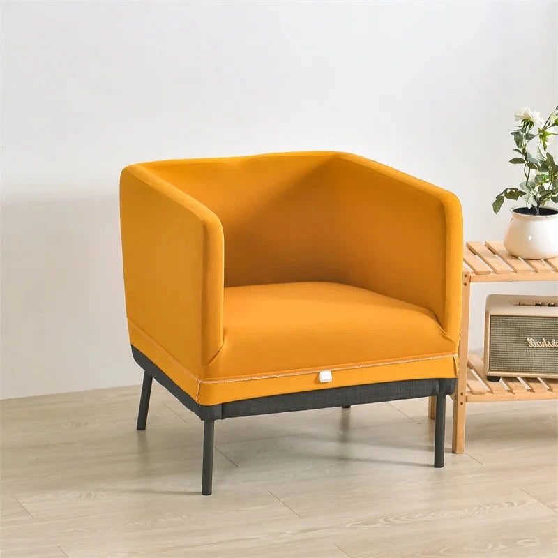 Housse pour fauteuil IKEA EKERÖ orange profil