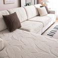 Water-repellent velvet hibiscus sofa cushion cover, new 2025 models