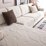 Housse de coussin pour canapé velours hibiscus déperlant nouveaux modèle 2025